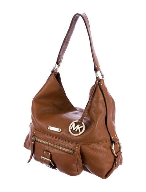 large hobo leather astoe michael kors|Michael Kors hobo bag.